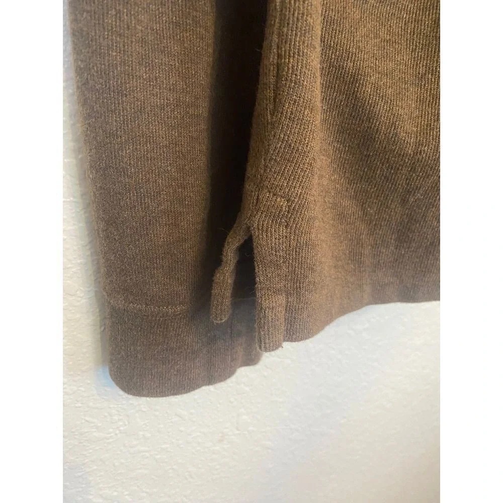 Polo Ralph Lauren Quarter Zip Pullover Sweater Brown‎ Casual Mens XXL Coastal